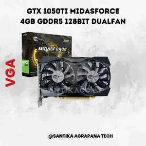 Nvidia GeForce GTX 1050ti 4GB GDDR5 128Bit Midasforce - Vga 1050 ti