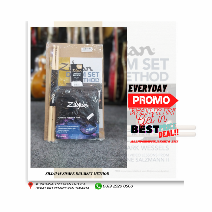 Gambar ZILDJIAN ZDMPK DRUM STICK SET METHOD VALUE PACK BMJ dari Bandar Musik Jakarta BMJ Kota Administrasi Jakarta Pusat Tokopedia