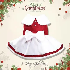 Christmas couple Coat Baju Hewan Anjing Kucing Natal dog cat costume