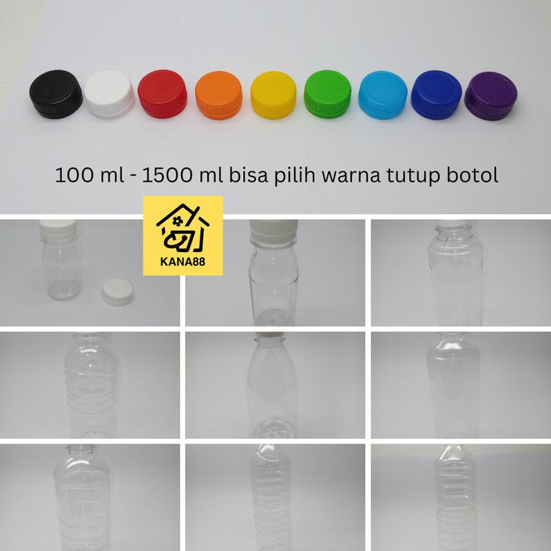 Botol Bening Kosong Plastik Murah 1