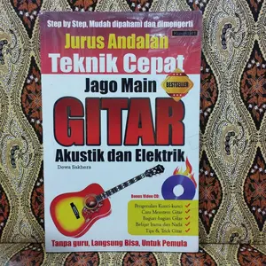 Buku Teknik Cepat Jago Main Gitar Akustik Dan Elektrik