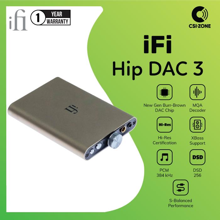 Gambar IFI Hip DAC 3 Portable Hi-Res DAC / Headphone Amplifier dari CSI-ZONE Kota Administrasi Jakarta Pusat Tokopedia