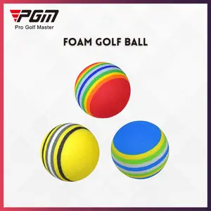 PGM Golf Foam Ball Indoor Swing Practice EVA Sponge Bola Golf Latihan
