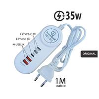 Gambar Everfast Charger Multi Port 35w PowerBAR PD QC Travel Charger Original dari Asiadigi Official Store Kota Administrasi Jakarta Barat 3 Tokopedia