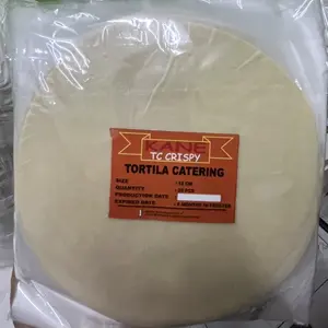 ISI 20 LEMBAR. Tortilla kane 18 cm / tortilla 18 cm / tortilla catering 18cm Crispy Food Snack
