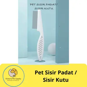 Pet Sisir Padat / Sisir Pembersih Kutu Hewan Anjing Kucing