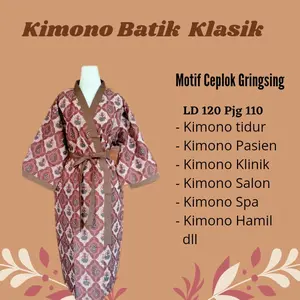 Kimono Batik Baju Tidur Spa Hotel Pria wanita