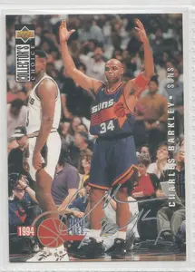 95 Upper Deck Collector's Choice Silver Signature #199 Charles Barkley
