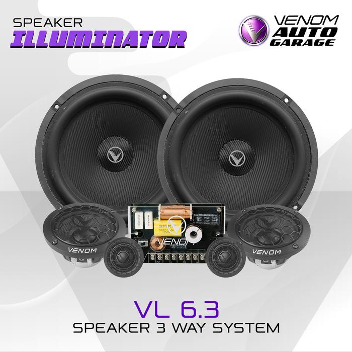 Gambar Venom 3WAY SPLIT VL 6.3 ILLUMINATOR SERIES dari Venom Auto Garage Kota Administrasi Jakarta Utara Tokopedia