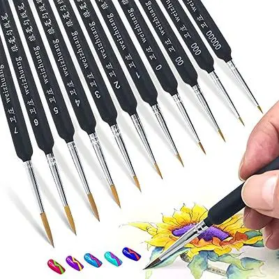 Kuas Lukis Liner/detail Weizhuang Satuan / Wei Zhuang Round brush 1