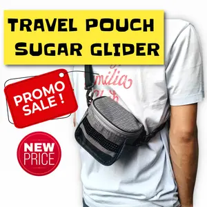 tas travel pouch sugar glider hamster bajing bounding pouch tas travel
