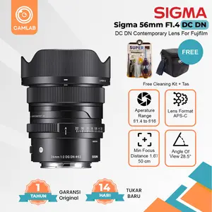 Sigma 56mm f1.4 Fujifilm X APSC DC DN Contemporary