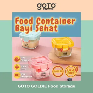 (Special Offer) Goto Goldie Food Storage Wadah Tempat Mpasi Peralatan Makan Bayi
