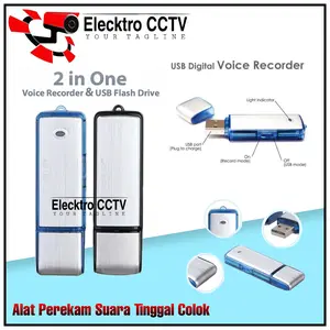 ALAT PEREKAM SUARA VOICE RECORDER FLASDISK USB SOUND SPY RECORDER 8GB