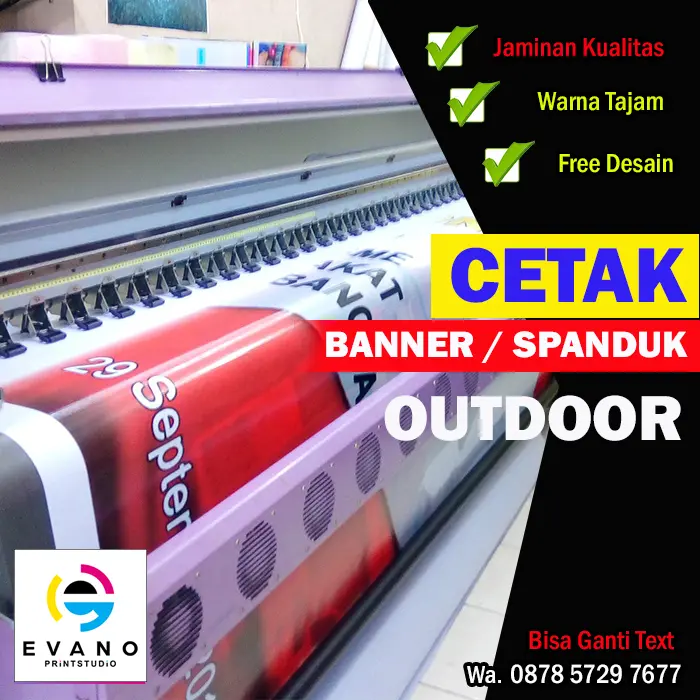 Cetak Spanduk / Banner Flexy Highrest 1 Hari Jadi