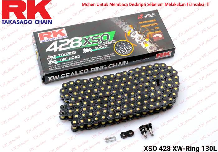 Gambar Rantai RKJ Chain 428 XSO XW-Ring 140L Ninja 150 R R15 KLX 150 CRF 150 dari VN Motoshop Kota Administrasi Jakarta Barat 5 Tokopedia
