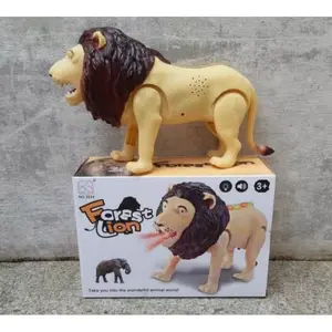 Mainan Singa Berjalan Suara Baterai Forest Lion - 3334