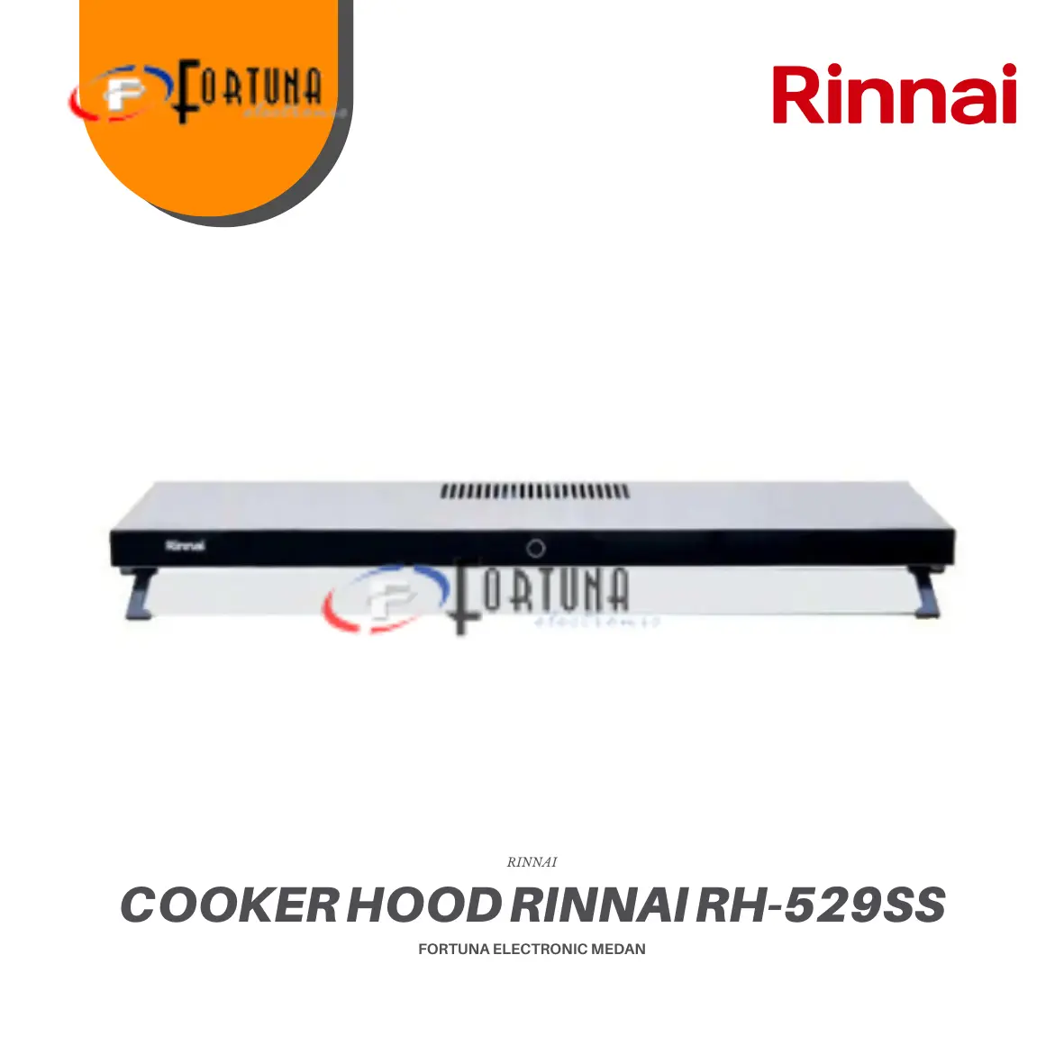 RINNAI COOKERHOOD RH529SS 90 CM STAINLESS TOUCH SCREEN MEDAN GOSEND GARANSI RESMI