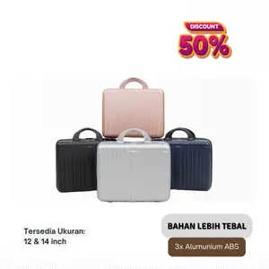 ( 031 ) Koper Makeup Mini Beauty Case Koper Mini / Beauty Case 12/14In