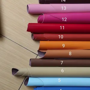 Kulit sapi lembaran kualitas prima grained kuning