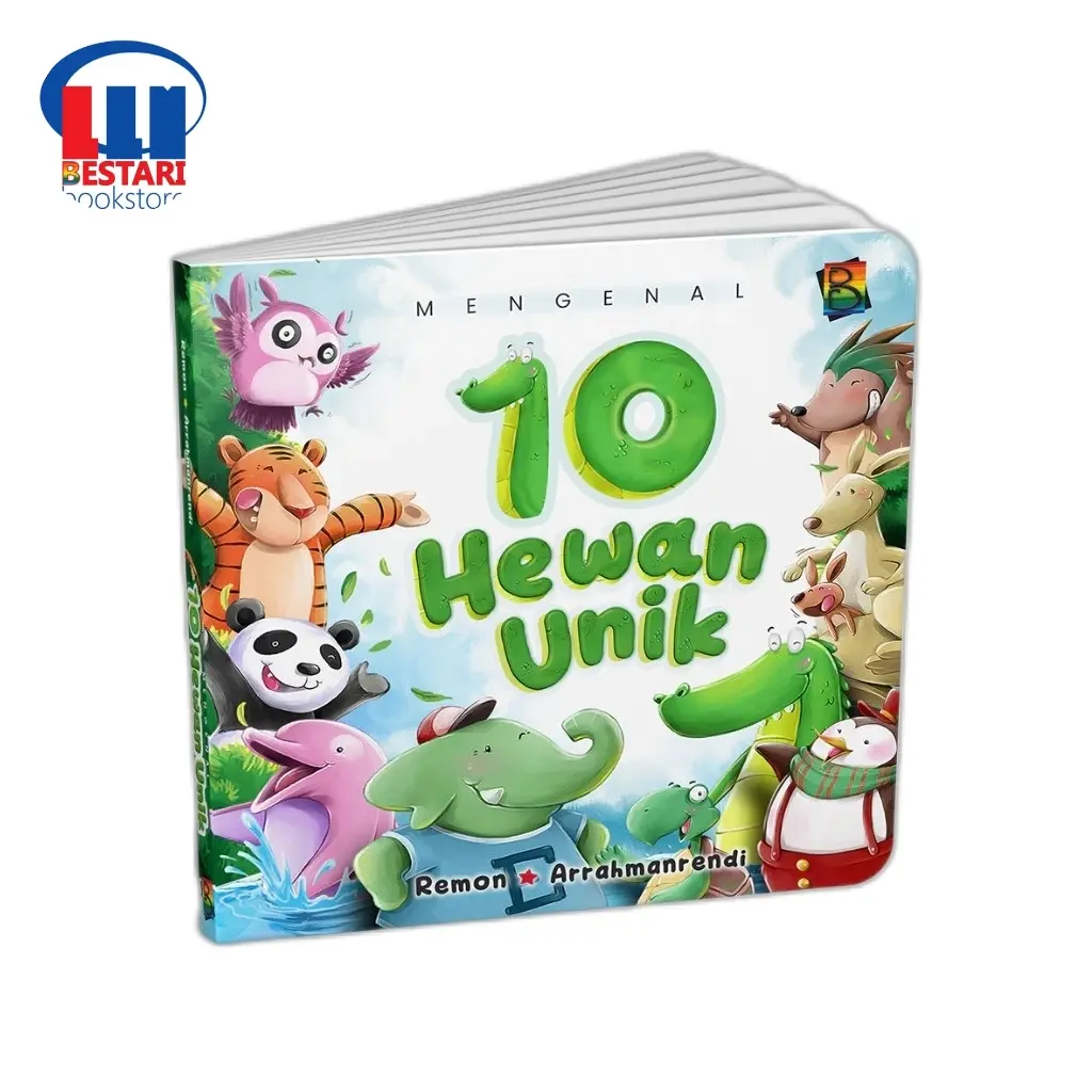 buku cerita anak | boardbook anak | mengenal 10 hewan unik | bestari