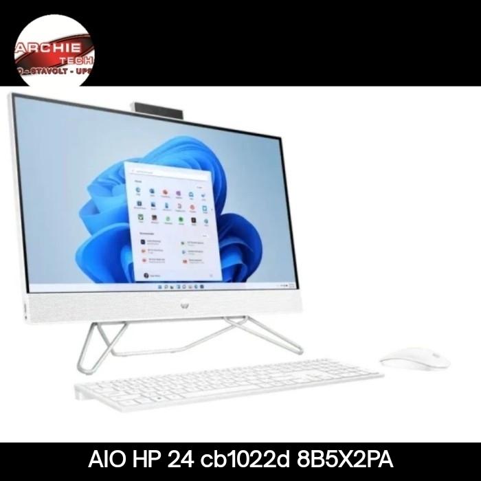 Jual AIO HP 24 cb1022d 8B5X2PA Core i7 1255U 8GB 512GB MX450 W11 White ...