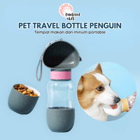 Gambar Pet Travel Bottle Penguin - Botol Minum Makan Anjing Kucing - Botol Minum dari Pawsitive Official Kab. Tangerang 1 Tokopedia