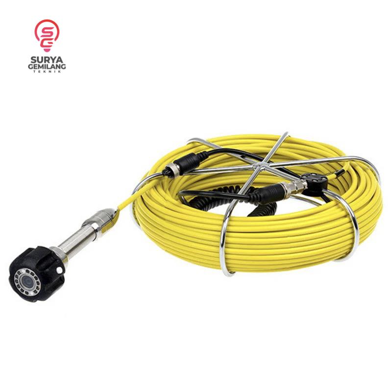 Sewer pipe inspection snake camera 7 inch 20m cable with DVR function ...