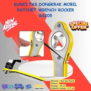 VH Kunci Pas Dongkrak Mobil Ratchet Wrench Rocker Murah