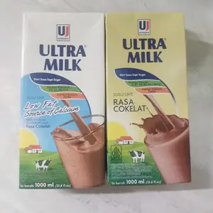 ULTRA MILK SUSU UHT COKLAT, FULL CREAM & LOW FAT 1L