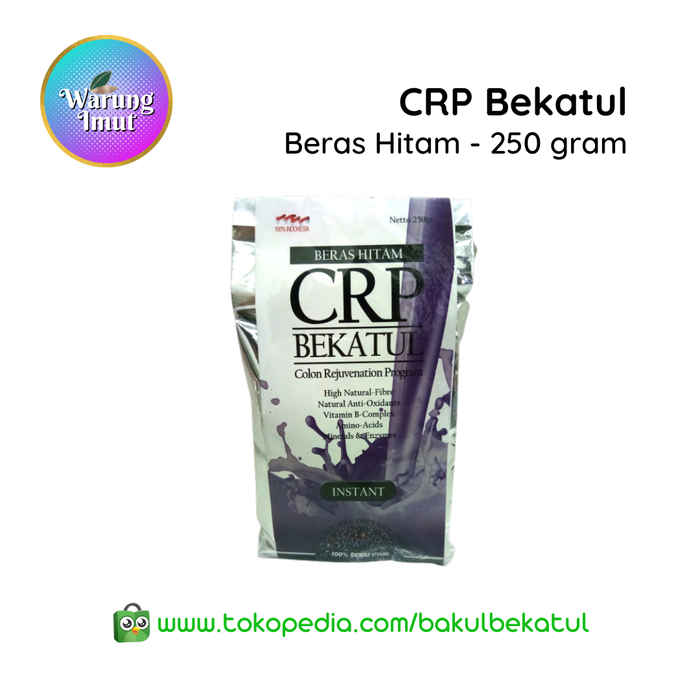 Gambar CRP Bekatul Beras Hitam dari WarungImut Bakul Bekatul Kota Semarang Tokopedia