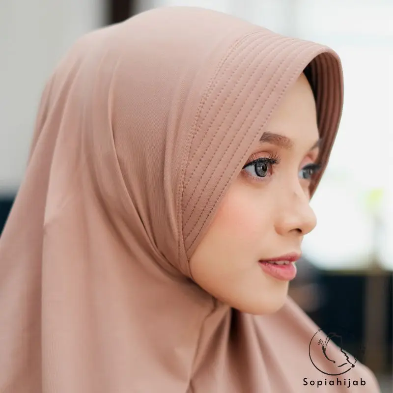 Hijab Sport Bergo Hamidah Instant Jersey Pet Antem Kecil Ukuran M Hijab Sport Bergo Hamidah Instant Jersey Pet Antem Kecil Ukuran M