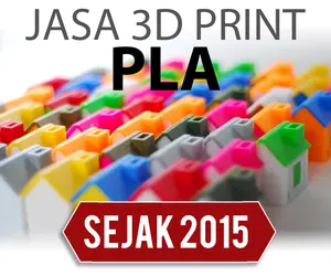 3D Print PLA cetak 3 dimensi