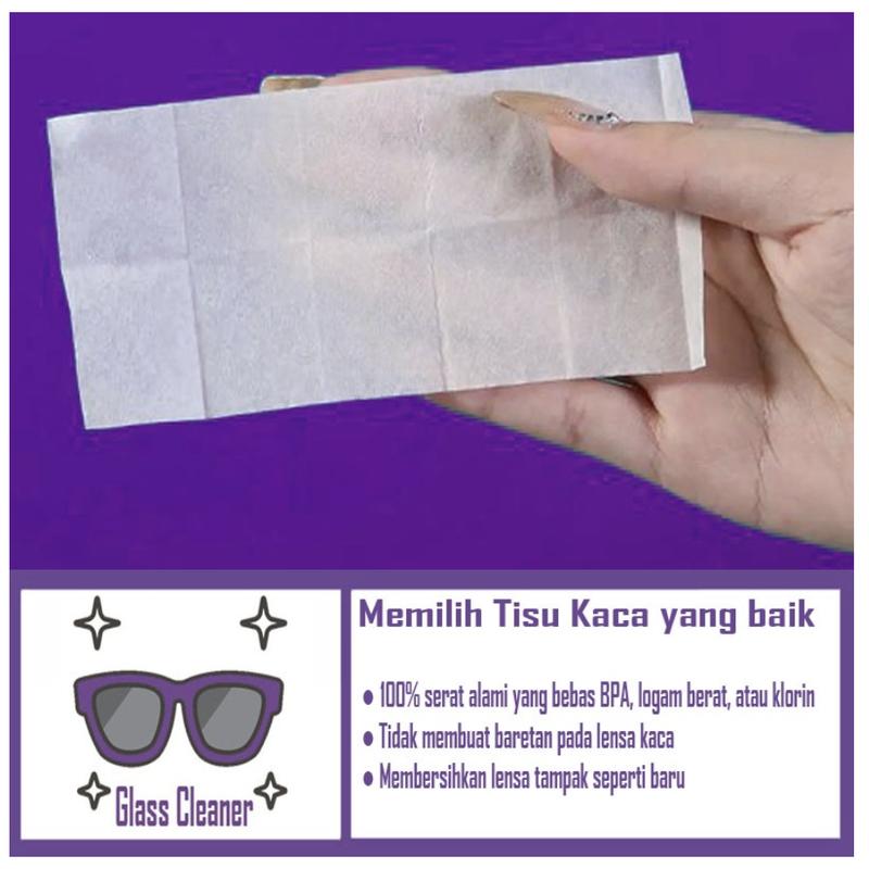 Tissue Pembersih Lensa - Glass Cleaner - Shop | Tokopedia
