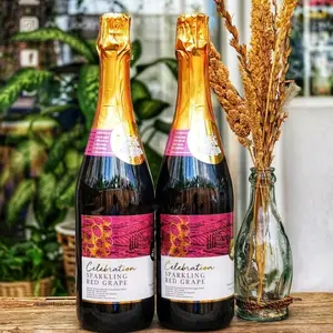NON ALKOHOL Star Village SPARKLING JUICE / JUS ANGGUR SODA 750ml / SPARKLING RED GRAPE WINE HALAL – Minuman Anggur Berkarbonasi Tanpa Alkohol