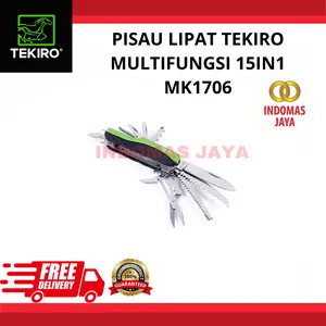 TEKIRO PISAU LIPAT MULTIFUNGSI 15 IN 1 TEKIRO Multifunction MK1706