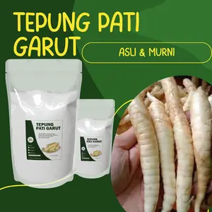Pati garut irut arrowroot 1kg asli 100% alami halus sudah diayak