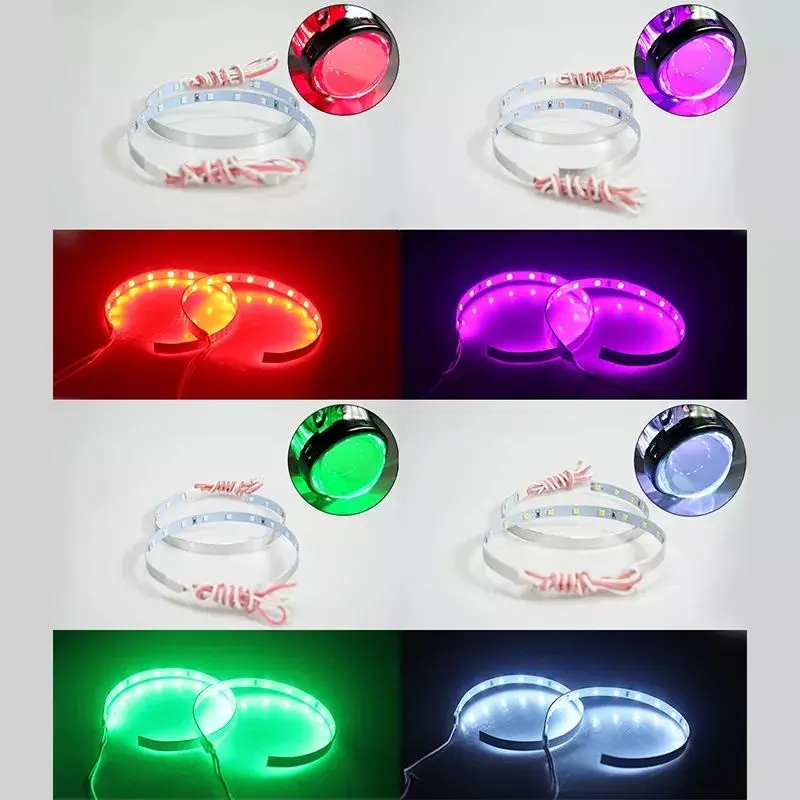 Lampu LED devil eye demon eyes DE 360 derajat projector hid biled 1