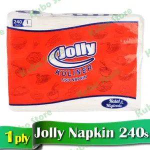 Tissue Jolly Kuliner Napkin 240s 1 ply Tisu Dapur Minyak Ekonomis