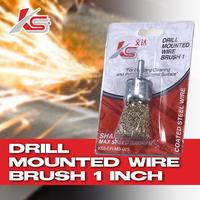 Gambar K55 Mata Bor Sikat Kawat Kuningan 2,5cm Drill Mounted Wire Brush 1inch dari MST TOOLS Kota Administrasi Jakarta Barat 1 Tokopedia