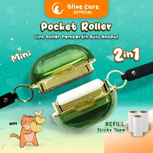 Olive Care Pembersih Bulu Kucing/Anjing POCKET ROLLER Portable 2in1