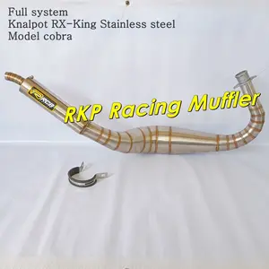 Knalpot RCB telo cobra stainless steel for Yamaha RX-King / RX King