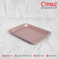 Gambar Cypruz Loyang Cookie Sheet Rose Gold - 33 x 23 x 1.7cm dari Cypruz Kitchenware Kota Administrasi Jakarta Utara 2 Tokopedia