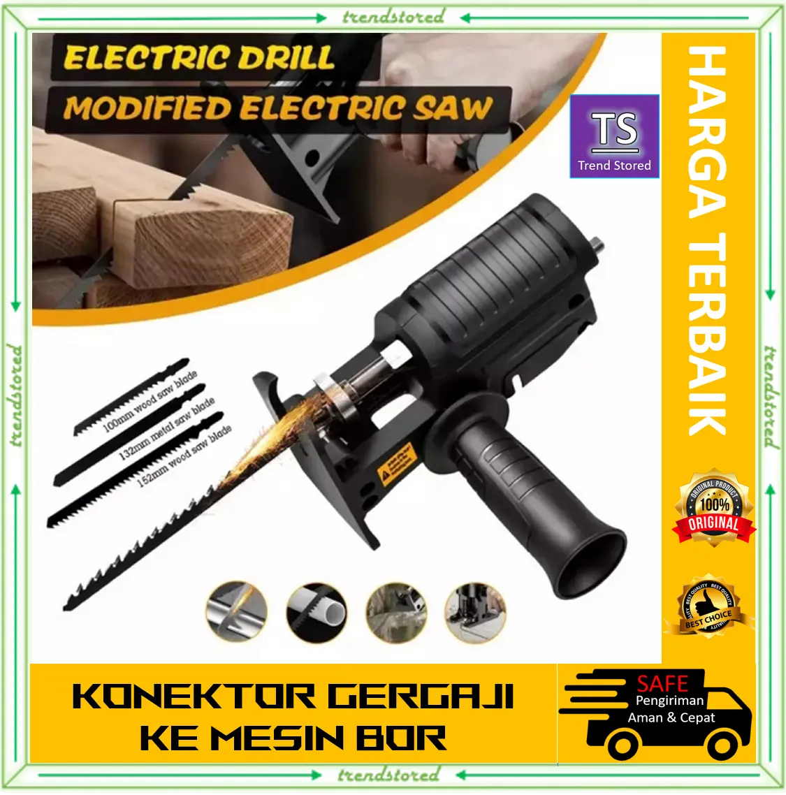 Adapter Gergaji untuk Mesin Bor: Ubah Bor Anda Menjadi Gergaji Serbaguna! ️