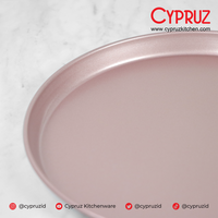 Gambar Cypruz Loyang Pizza Pan Rose Gold - 25.4 x 1.5 cm dari Cypruz Kitchenware Kota Administrasi Jakarta Utara 3 Tokopedia