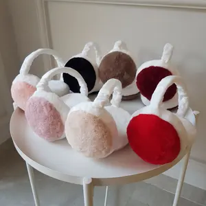 EAR02 EARMUFF BULU POLOS PELINDUNG TELINGA