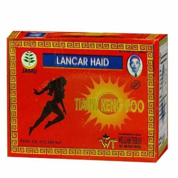 Jamu Tiaw Keng Poo kapsul lancar haid herbal