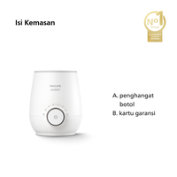 Gambar Philips Avent | Penghangat ASI | Penghangat Susu / ASI Cepat | Hangatkan Susu Secara Merata dalam 3 Menit | SCF358/00 - 275 Watt dari Philips Personal Care Official Kota Tangerang 3 Tokopedia