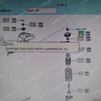 Gambar po support shock absorber front RH/LH toyota Agya 2023, raize 1.0, 1.2 dari toyota duta cendana Kab. Cianjur 1 Tokopedia