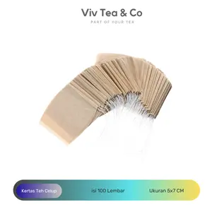 Kertas Teh Celup Kosong Tea Bag 100 PCS 5 x 7 cm